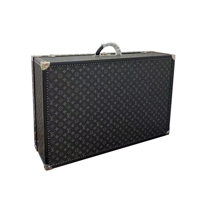 LV Portable Hard Case Black Flower (1)