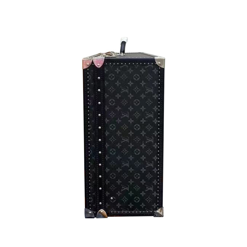 LV Portable Hard Case Black Flower (2)