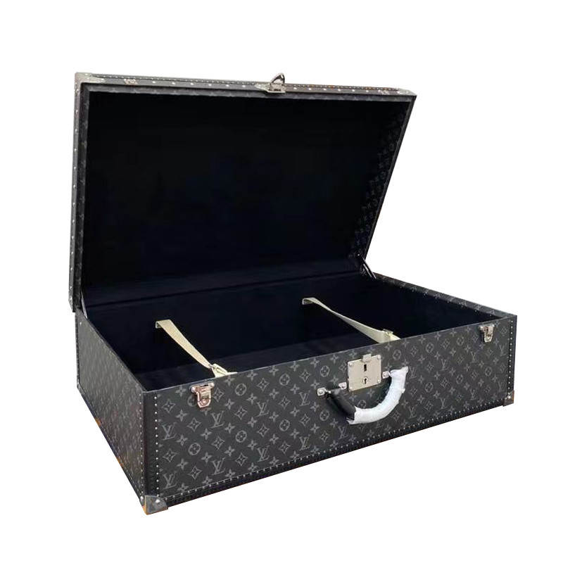 LV Portable Hard Case Black Flower (4)